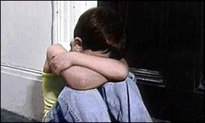 Abused boy